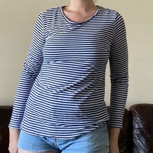 Light striped long sleeve